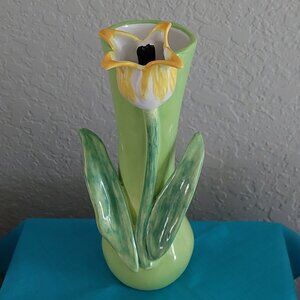 Dana Gibson Vintage Tulip Porcelain Vase